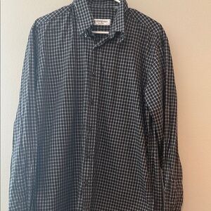Yves Saint Laurent Black and White Casual Button Down Shirt